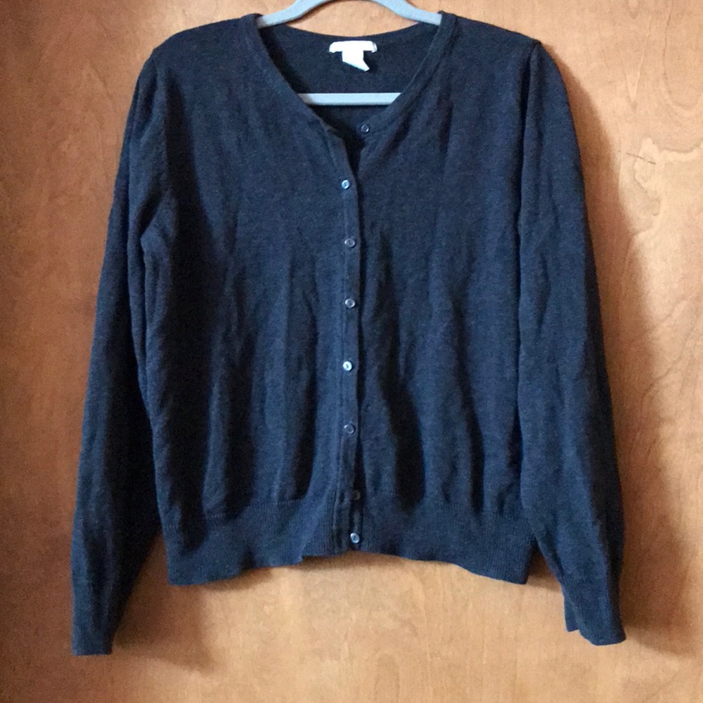 H&M Basic Grey Cardigan